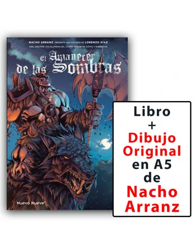 es::El Amanecer de las sombras Con dibujo original A5 de Nacho Arranz