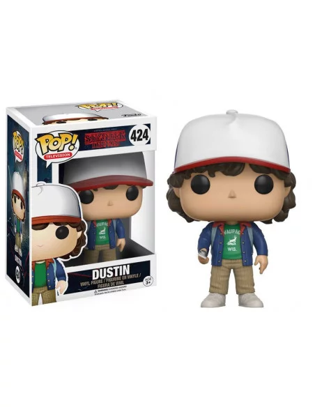 es::Stranger Things POP! TV Vinyl Figura Dustin 9 cm