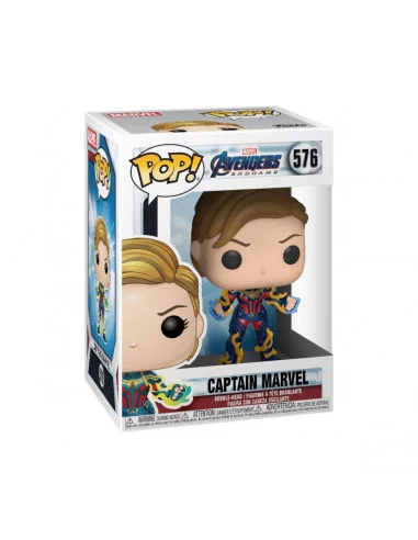 es::Avengers: Endgame POP! Movies Vinyl Figura Captain Marvel w/New Hair 9 cm