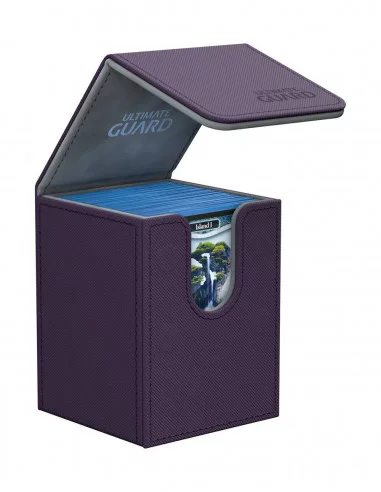 es::Ultimate Guard Flip Deck Case 100+ Caja de Cartas Tamaño Estándar XenoSkin Violeta