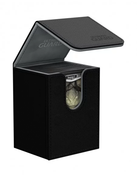 es::Ultimate Guard Flip Deck Case 80+ Caja de Cartas Tamaño Estándar XenoSkin Negro