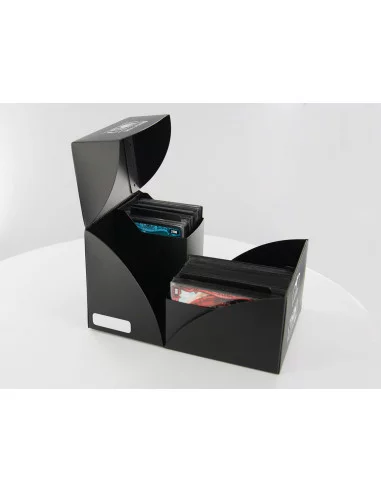 es::Ultimate Guard Twin Deck Case 160+ Caja de Cartas Tamaño Estándar Negro