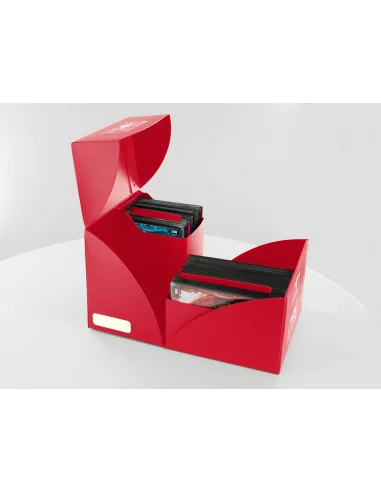 es::Ultimate Guard Twin Deck Case 160+ Caja de Cartas Tamaño Estándar Rojo