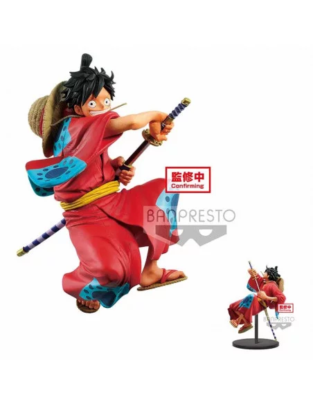 es::One Piece Estatua King Of Artist Monkey D. Luffy Wanokuni 16 cm