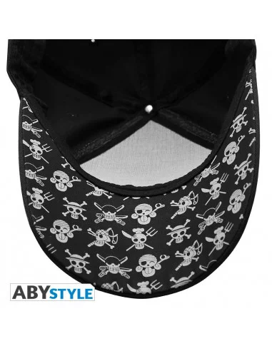 es::One Piece Gorra Calavera negra