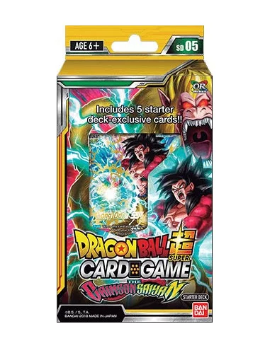 es::Dragon Ball Super Card Game: The Crimson Saiyan - Starter Deck