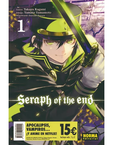 es::Seraph of the end Pack de iniciación 01 + 02