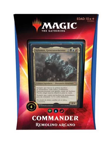 es::Magic the Gathering: Remolino Arcano Mazo de Commander Ikoria: Mundo de Behemoths