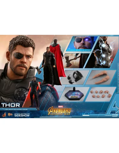 es::Vengadores Infinity War Figura 1/6 Thor Hot Toys 32 cm