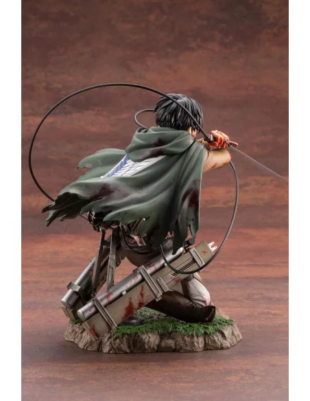 es::Attack on Titan Estatua ARTFXJ 1/7 Levi Fortitude Ver. 17 cm