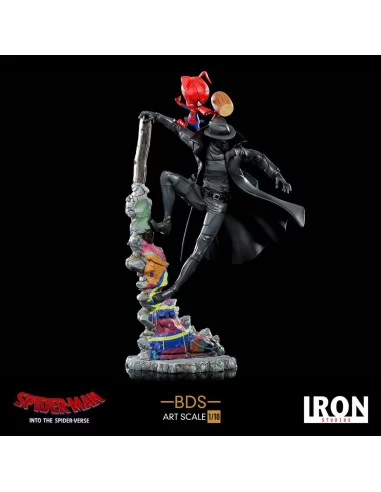 es::Spider-Man: Un nuevo universo Estatua BDS Art Scale Deluxe 1/10 Noir & Spider-Ham 27 cm