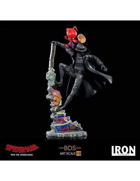 es::Spider-Man: Un nuevo universo Estatua BDS Art Scale Deluxe 1/10 Noir & Spider-Ham 27 cm