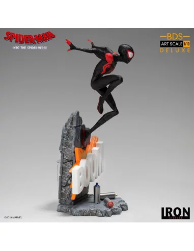 es::Spider-Man: Un nuevo universo Estatua BDS Art Scale Deluxe 1/10 Miles Morales 22 cm