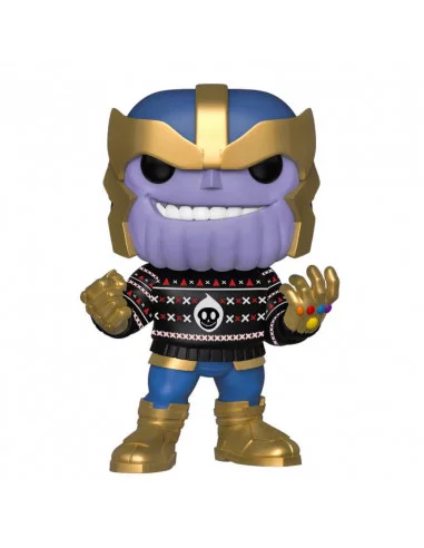 es::Marvel Holiday Figura POP! Marvel Vinyl Thanos 9 cm