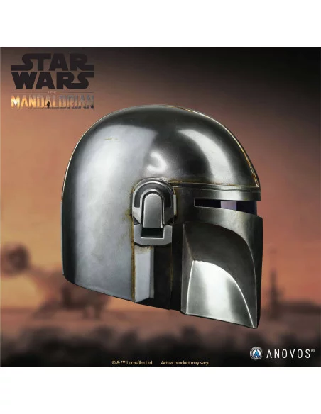 es::Star Wars The Mandalorian Réplica 1/1 Casco de Mandalorian es::Star Wars The Mandalorian Réplica 1/1 Casco de Mandalorian