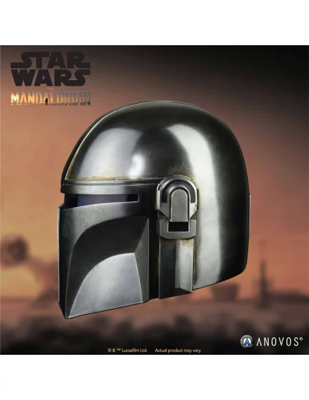 es::Star Wars The Mandalorian Réplica 1/1 Casco de Mandalorian es::Star Wars The Mandalorian Réplica 1/1 Casco de Mandalorian