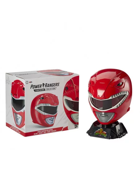 Power Rangers Casco Red Ranger Escala 1:1 Lightnin-1