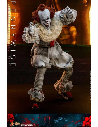 es::It Capítulo 2 Figura 1/6 Pennywise Hot Toys 32 cm