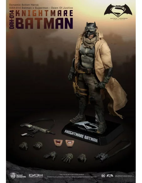 es::Batman v Superman Dawn of Justice Figura Dynamic 8ction Heroes 1/9 Knightmare Batman 20 cm es::Batman v Superman Dawn of Justice Figura Dynamic 8ction Heroes 1/9 Knightmare Batman 20 cm