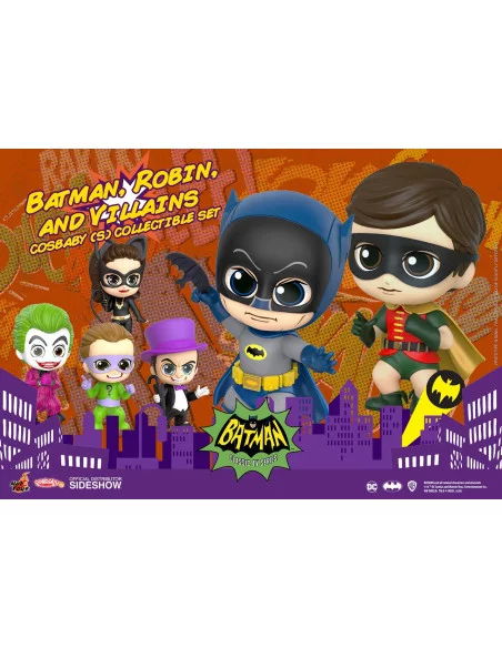 es::Batman 1966 Minifiguras Cosbaby Box Set Batman, Robin and Villains 11 cm es::Batman 1966 Minifiguras Cosbaby Box Set Batman, Robin and Villains 11 cm