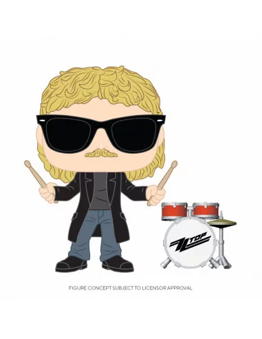 es::ZZ Top POP! Rocks Vinyl Figura Frank Beard 9 cm