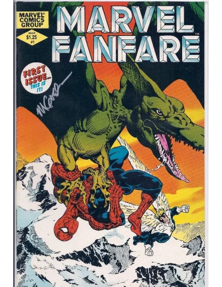 es::MARVEL FANFARE 1 FIRMADO