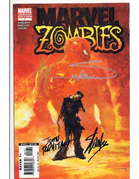 es::MARVEL ZOMBIES 1 spiderman FIRMADO x4