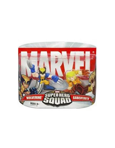 es::LOBEZNO Y DIENTES DE SABLE - Figuras Super Hero Squad