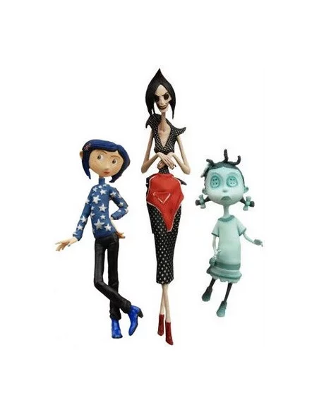 es::FIGURA - CORALINE SET 3 FIGURAS SUETER DE ESTRELLAS