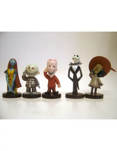 es::FIGURA - PESADILLA ANTES DE NAVIDAD. SET 5 FIGURAS