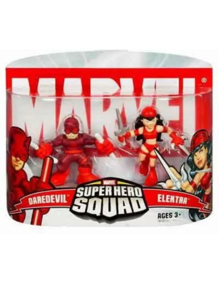 es::DAREDEVIL y ELEKTRA- Figuras Super Hero Squad