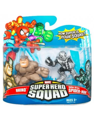 es::RINO Y SPIDERMAN - Figuras Super Hero Squad