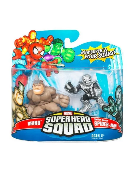 es::RINO Y SPIDERMAN - Figuras Super Hero Squad