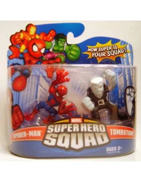 es::SPIDERMAN Y LÁPIDA - Figuras Super Hero Squad