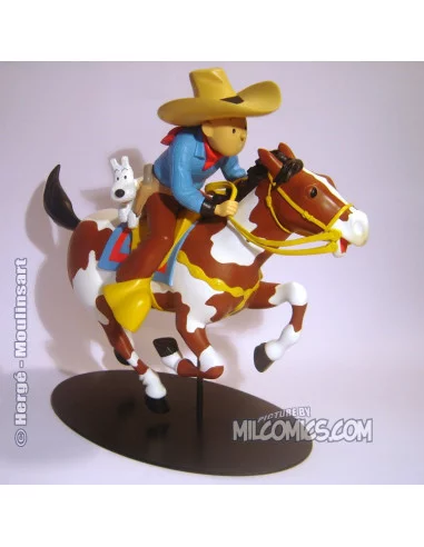 es::TINTÍN COWBOY - Figura de Resina Colección Nostalgia