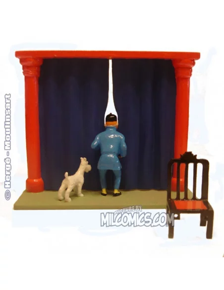 es::ESCENA SALA DE OPIO - Figura de plomo Tintín