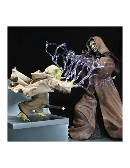 es::YODA VS PALPATINE - Diorama Star Wars