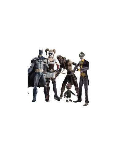 es::BATMAN ARKHAM ASYLUM Serie 1 - Set 4 Figuras DC.