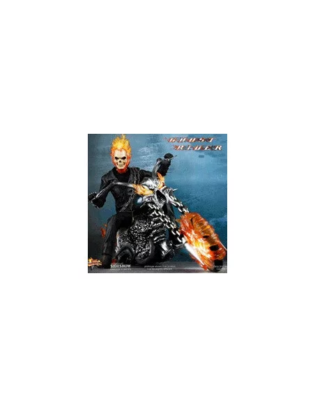 es::GHOST RIDER CON MOTO - Figura 1/6 Hot Toys Marvel