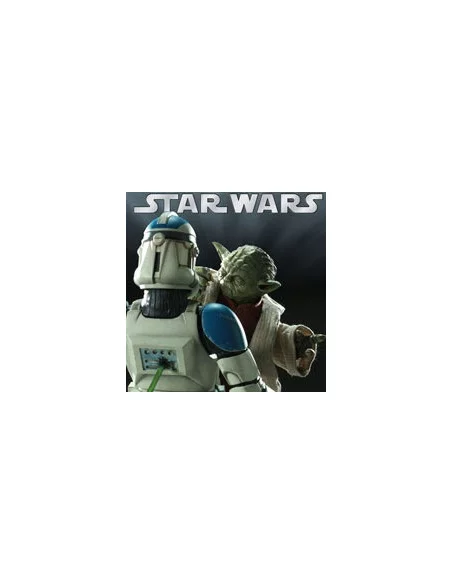 es::Yoda y Clone Trooper -Figura Premium Format Star Wars