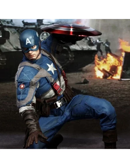 es::CAPITÁN AMÉRICA EL PRIMER VENGADOR - Figura 1/6 Hot Toys Marvel