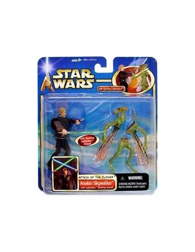 es::ANAKIN SKYWALKER WITH LIGHTSABER SLASHING ACTION - Figuras Star Wars Hasbro