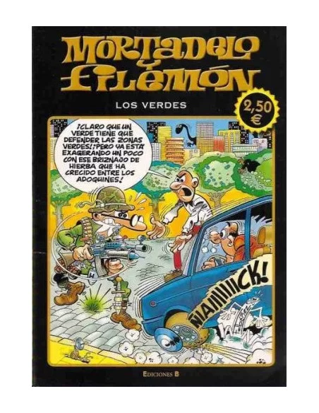 es::MORTADELO Y FILEMÓN: LOS VERDES - Cómic Ediciones B