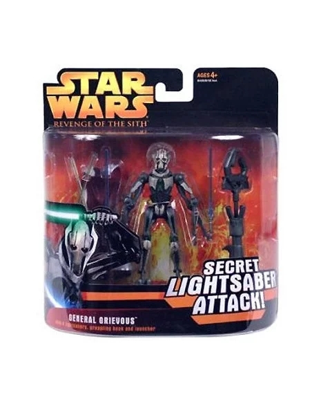 es::General Grievous Secret Lightsaber Attack - Figura Star Wars Hasbro