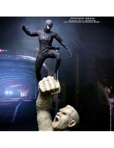 es::Spiderman Black Suit - Figura 1/6 Hot Toys Marvel