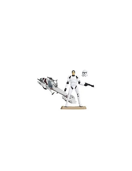 es::Class I Vehicle: Barc Speeder Bike With Clone Trooper - Vehículo con figura Star Wars Hasbro