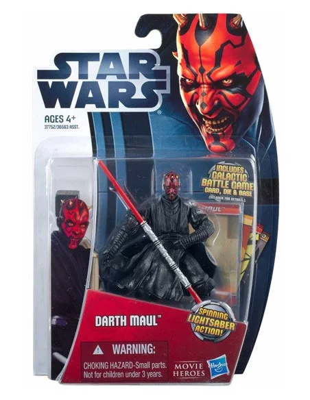 es::M.H.2012 W0.5: Darth Maul Spinning Lightsaber - Figura Star Wars Hasbro