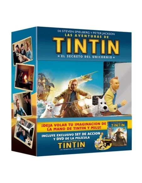 es::Las Aventuras De Tintín: El Secreto DeL Unicornio Formato Dvd + Figuras