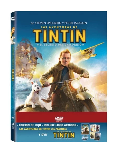 es::Las Aventuras De Tintín: El Secreto DeL Unicornio Formato Dvd + Libro