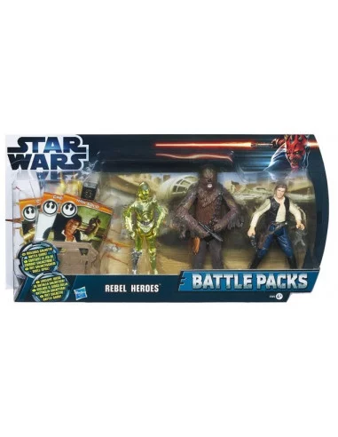es::Battle Pack: Rebel Heroes - Figuras Star Wars Hasbro